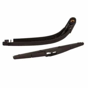 Wiper arm set, window cleaning