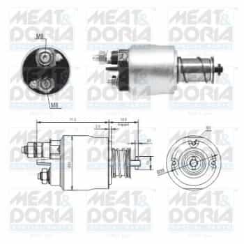 Contactor, starter motor