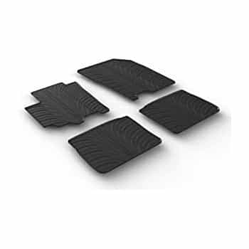 Rubber mats suitable for Suzuki Swift V 5-door 2017- (T-Design 4-piece + mounting clips)