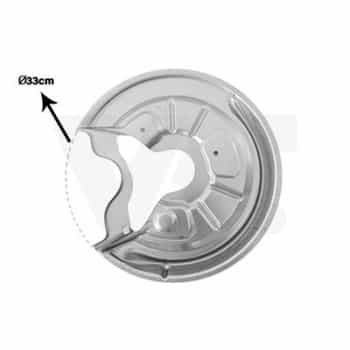 Splash Panel, brake disc