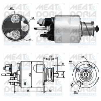 Solenoid Switch, starter