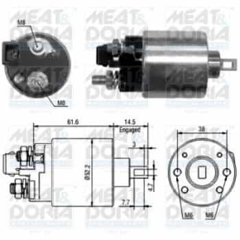 Solenoid Switch, starter