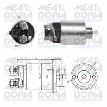 Contactor, starter motor