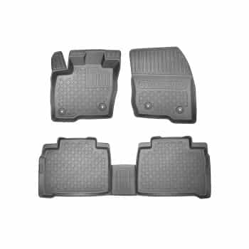 Rubber mats suitable for Ford Galaxy III / Ford S-Max II 2015+ (incl. Facelift / 5&7-Seater)