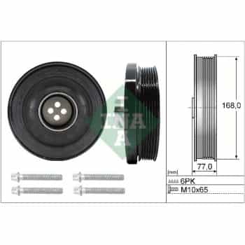 Belt Pulley Set, crankshaft