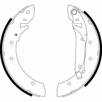 Brake shoe set H9200