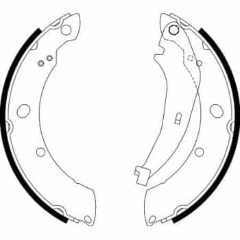 BRAKE SHOE SET 8DB