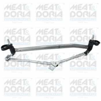 Windshield wiper rods