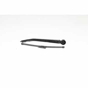 Wiper arm set, window cleaning