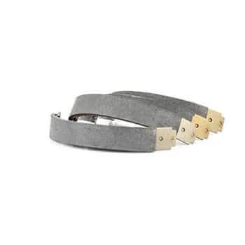 Brake shoe set, parking brake