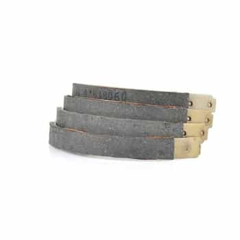 Brake shoe set, parking brake