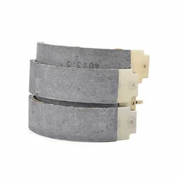 Brake shoe set, parking brake