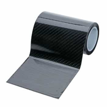 TCP Carbon foil Black self-adhesive 10 x 180 cm
