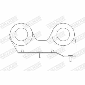 Holder, exhaust system