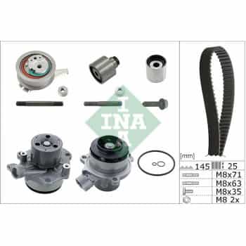 Water pump + timing belt kit 530065032 Ina