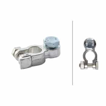 Battery/battery terminal clamp