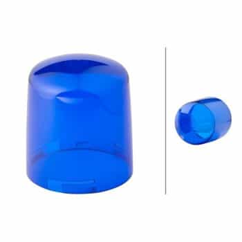 Lens, rotating beacon