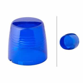 Lens, rotating beacon