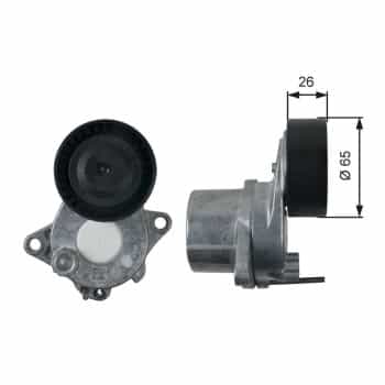 Tensioner Pulley, v-ribbed belt DriveAlign® T39197 Gates