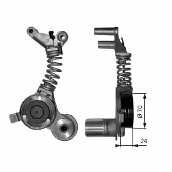 Vibration Silencer, v-ribbed belt DriveAlign® T38406 Gates