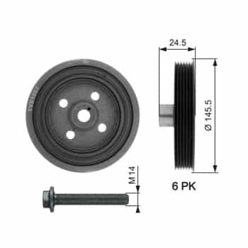 Belt Pulley, crankshaft DriveAlign®