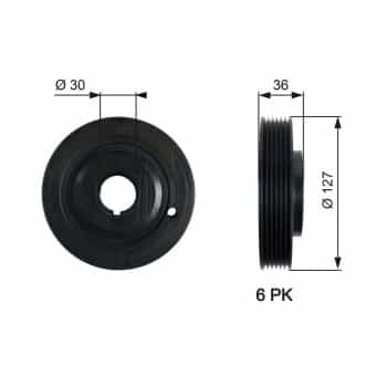 Belt Pulley, crankshaft DriveAlign®