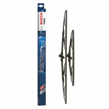 Bosch wipers Twin 605 - Length: 600/340 mm - set of wiper blades for