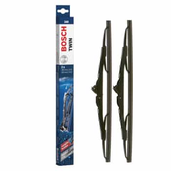 Bosch wipers Twin 340 - Length: 340/340 mm - set of wiper blades for