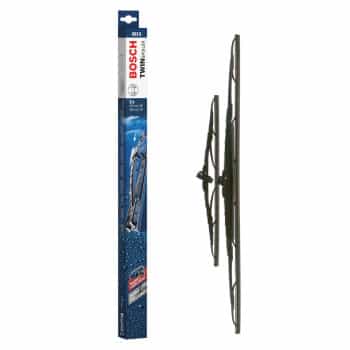 Bosch wipers Twin 653S - Length: 650/400 mm - set of wiper blades for