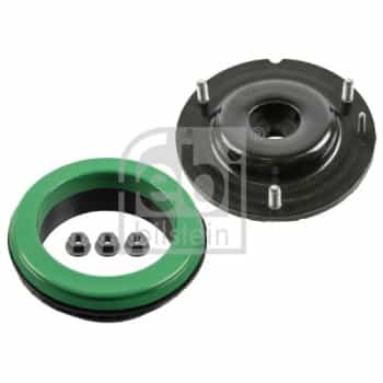 Suspension strut bearing set with ball bearing and mounting material 182138 FEBI