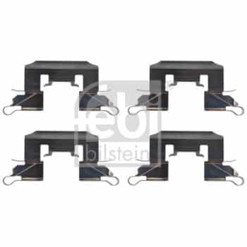 accessory set for brake lining set