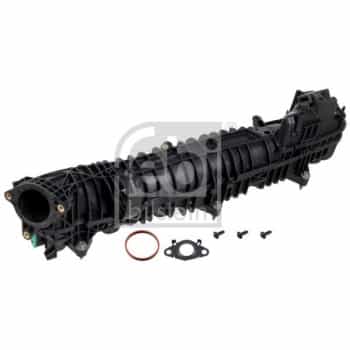 intake manifold without actuator with rotary valves and gaskets