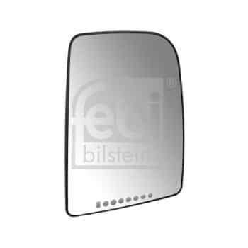 Mirror glass for exterior mirror