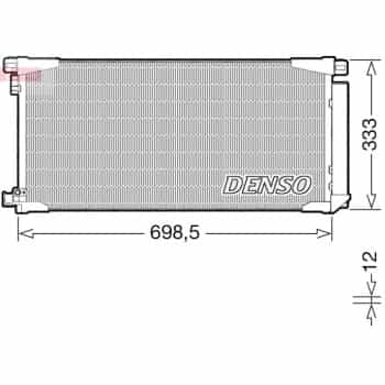 Condenser, air conditioner DCN50115 Denso