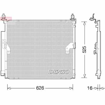 Condenser, air conditioner DCN50034 Denso