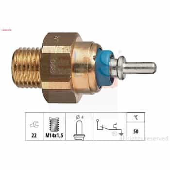 Temperature Switch, coolant warning lamp Made in Italy - OE Equivalent 1.840.070 EPS Facet