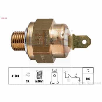 Temperature Switch, coolant warning lamp Made in Italy - OE Equivalent 1.840.132 EPS Facet