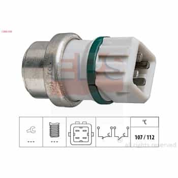 Temperature Switch, coolant warning lamp Made in Italy - OE Equivalent 1.840.104 EPS Facet