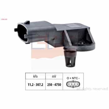 Air Pressure Sensor, height adaptation Made in Italy - OE Equivalent 1.993.341 EPS Facet