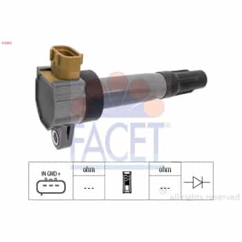 ignition coil 9.6453 Facet