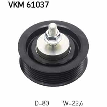 Deflection/Guide Pulley, v-ribbed belt VKM 61037 SKF