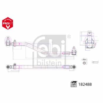 Handlebar 182488 FEBI