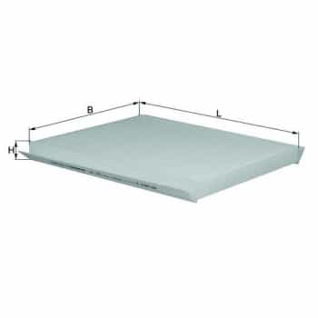 Filter, interior air LA 142 Mahle