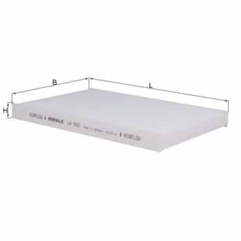 Filter, interior air LA 910 Mahle