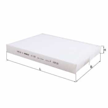 Filter, interior air LA 1158 Mahle