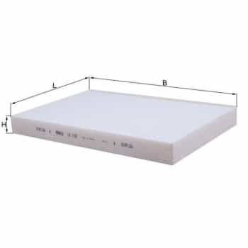 Filter, interior air LA 1162 Mahle