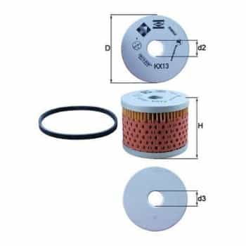 Fuel filter KX 13D Mahle