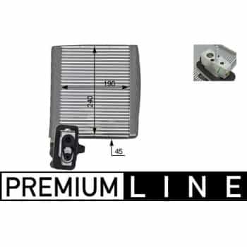Evaporator, air conditioning BEHR *** PREMIUM LINE ***