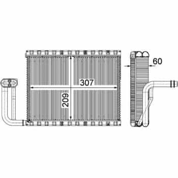 Evaporator, air conditioning BEHR *** PREMIUM LINE ***