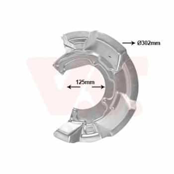 Cover plate, brake disc